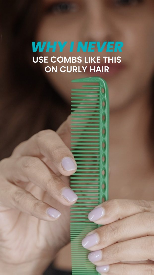 Pettini senza giunzioni per capelli ricci